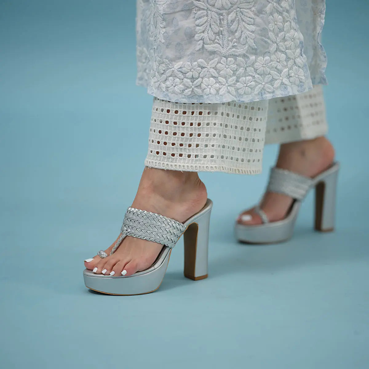 Frida Kolhapuri Heels National Shoes