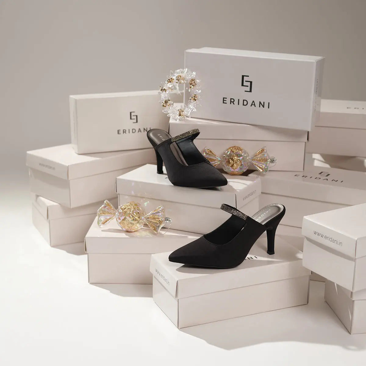 Yuletide Stiletto Mules Bless Corporation Eridani