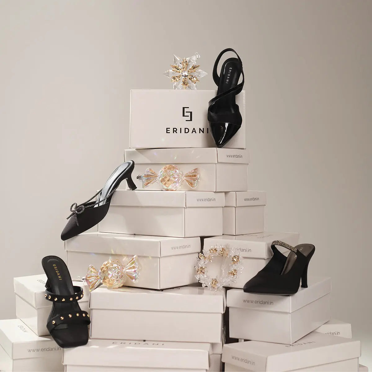 Yuletide Stiletto Mules Bless Corporation Eridani