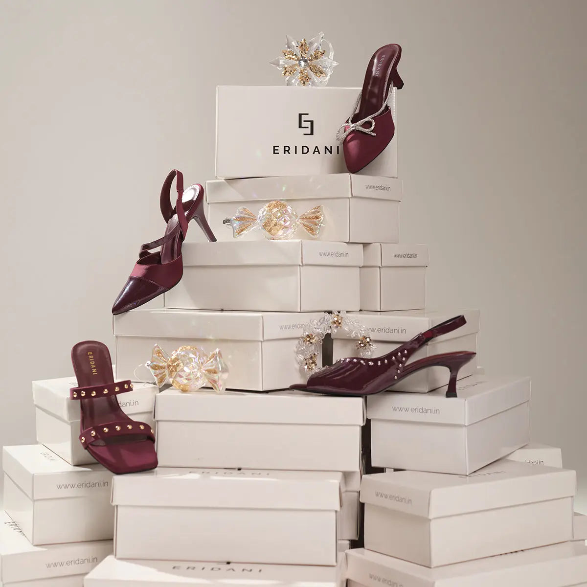 Yuletide Stiletto Mules Bless Corporation Eridani