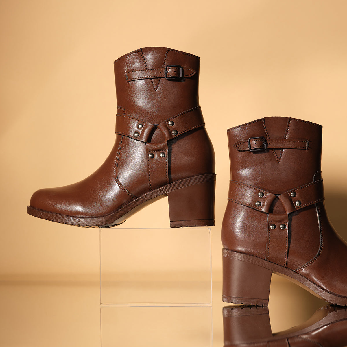 Wyona Mid Calf Boot Baxxy Footwear Eridani