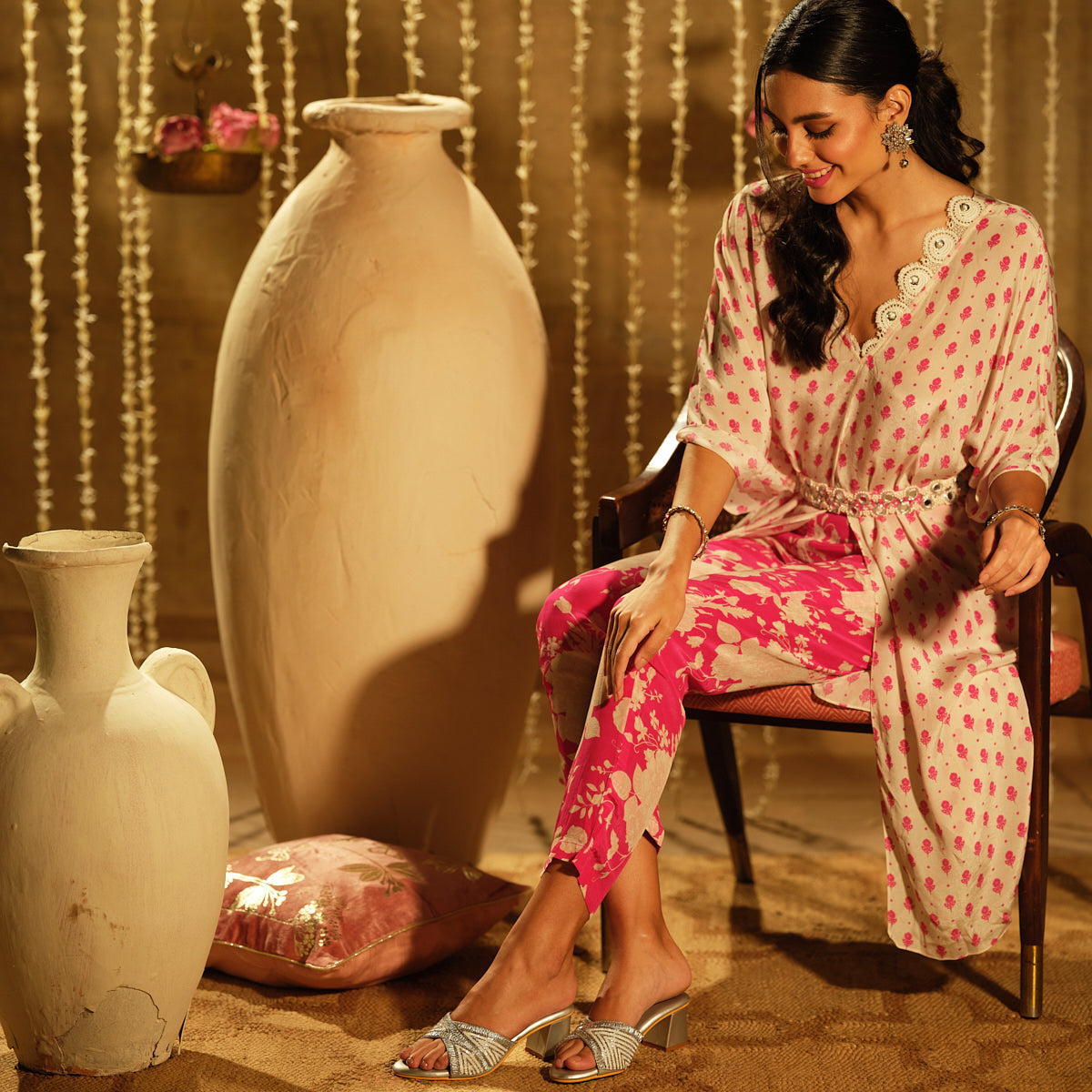 Pelosa Embroidered Heels