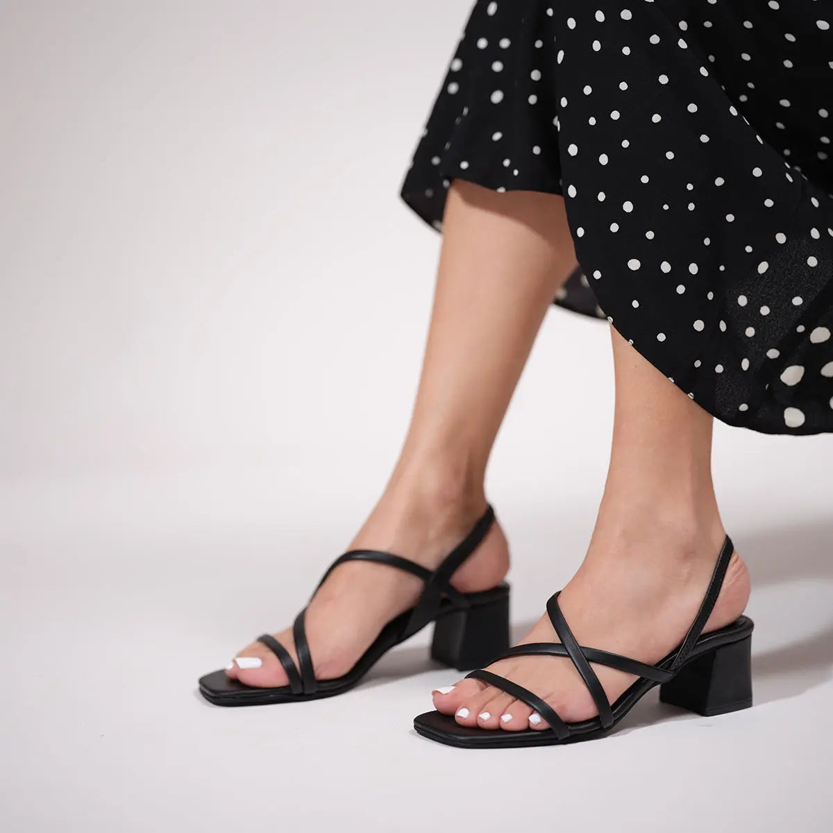 Seren Strappy Heels KM Footwear