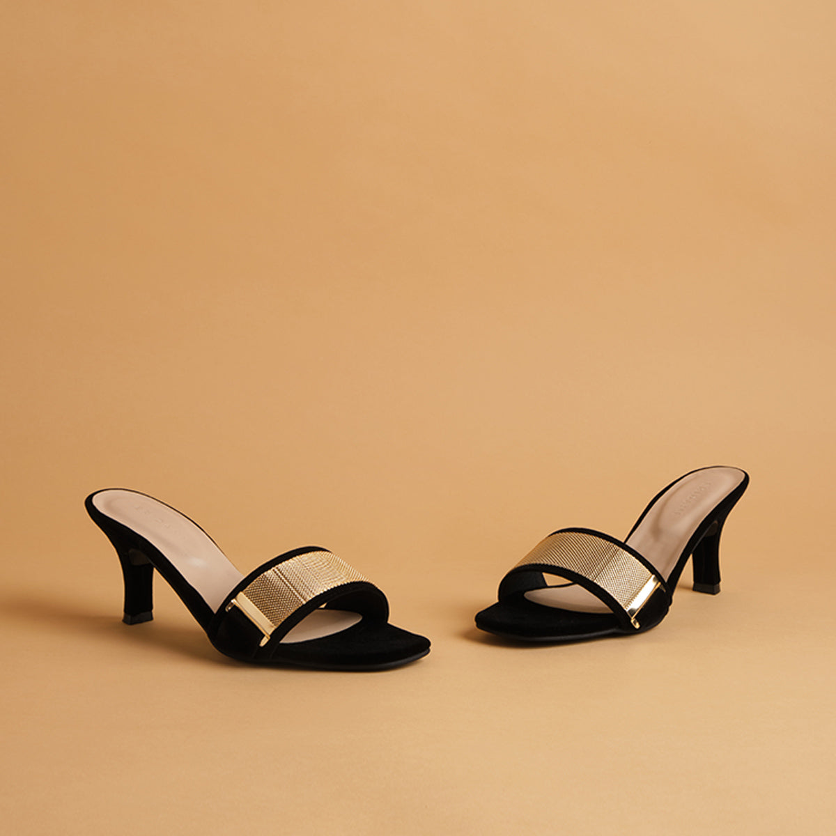 Alessia Embellished Kitten Heels