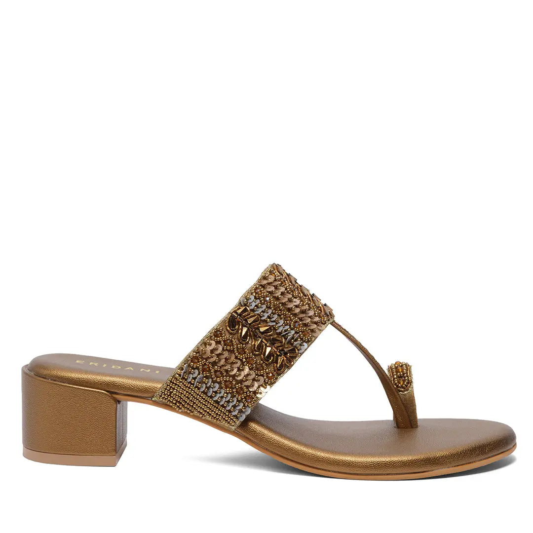 Aaravi Kolhapuri Heels Mahek Footwear