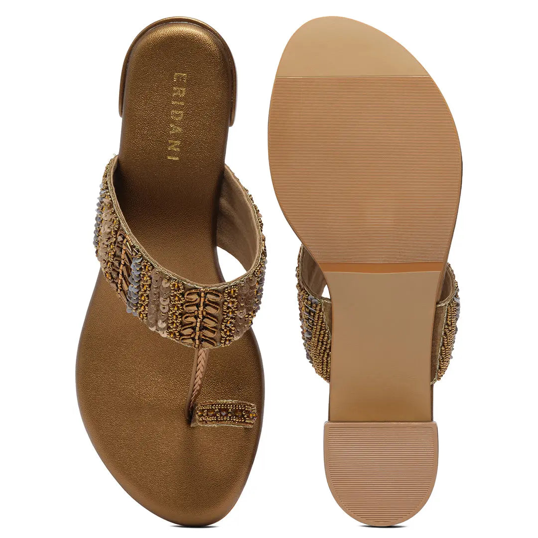 Aaravi Kolhapuri Heels Mahek Footwear