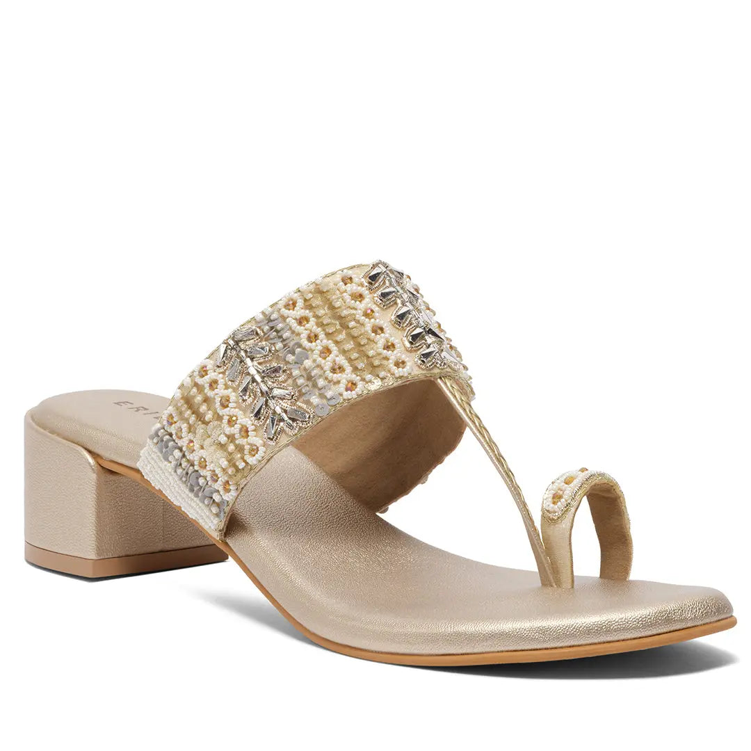 Aaravi Kolhapuri Heels Mahek Footwear