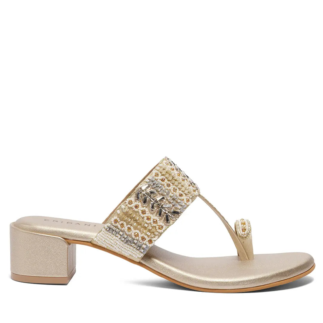 Aaravi Kolhapuri Heels Mahek Footwear