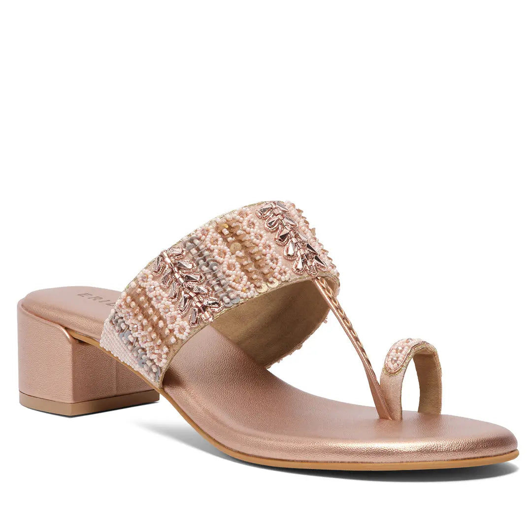 Aaravi Kolhapuri Heels Mahek Footwear
