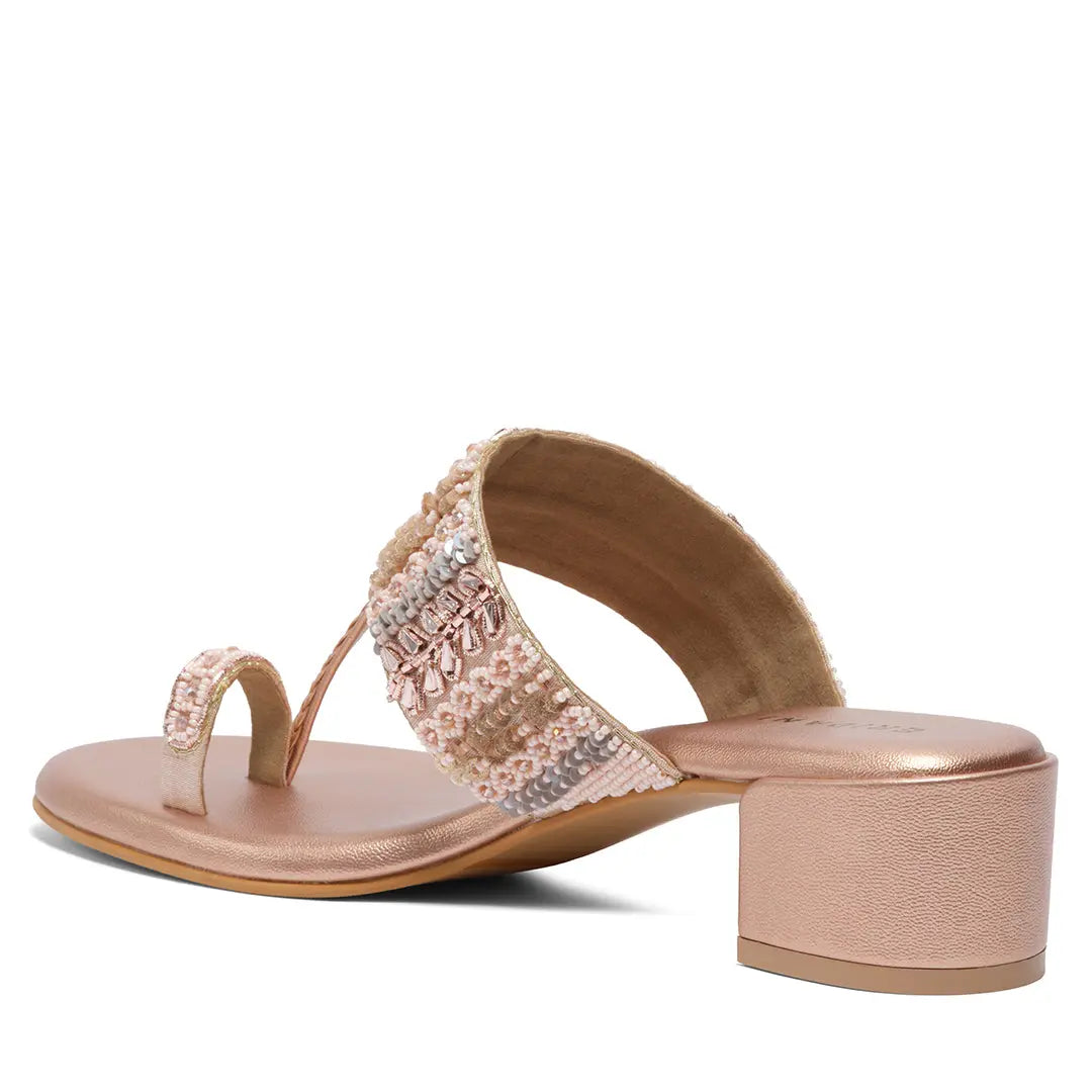 Aaravi Kolhapuri Heels Mahek Footwear