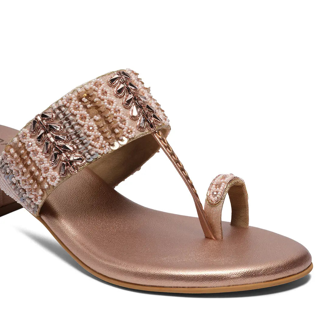 Aaravi Kolhapuri Heels Mahek Footwear