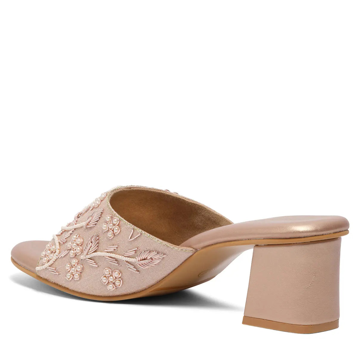 Aarchi Embroidered Heels Mahek Footwear
