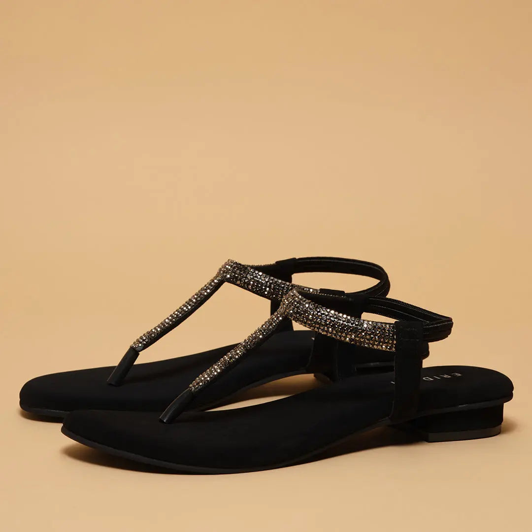 Aarvi Embellished Flats Regina Footwear