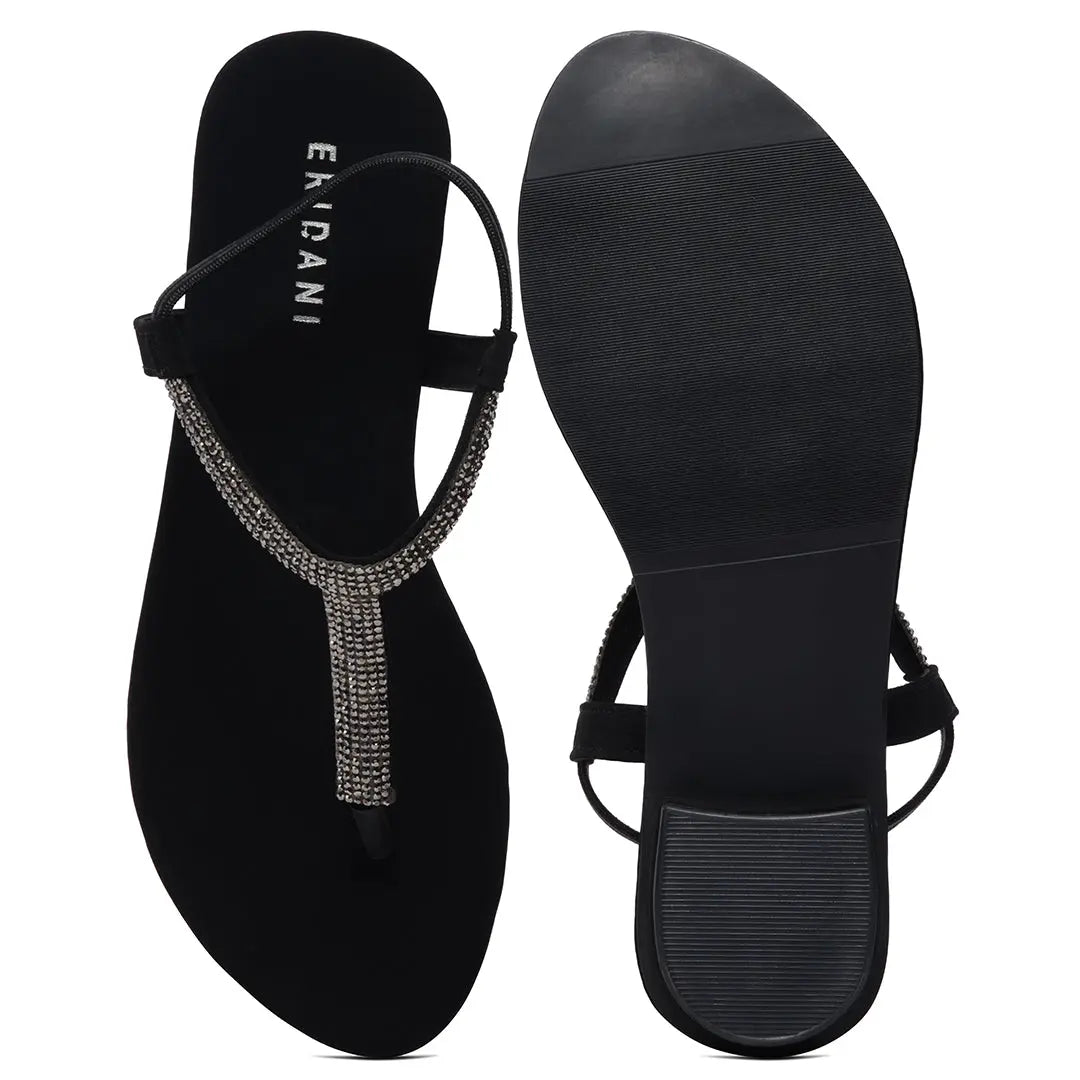 Aarvi Embellished Flats Regina Footwear