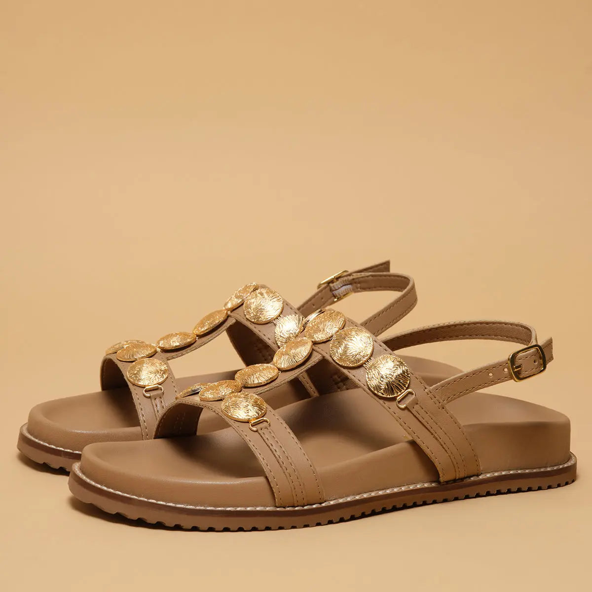 Abriel Studded Sandal Indian Leather Company Eridani