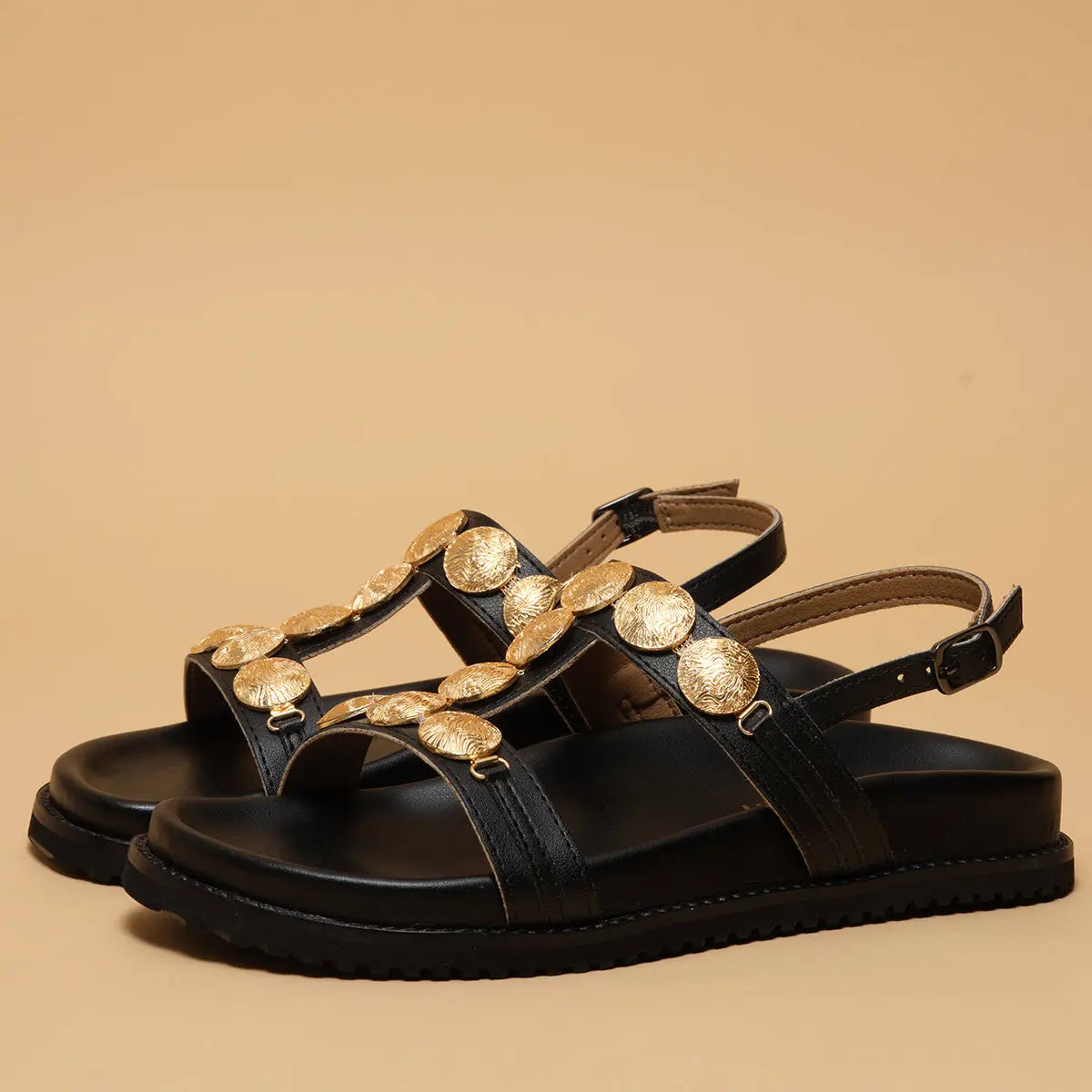 Abriel Studded Sandal Indian Leather Company Eridani