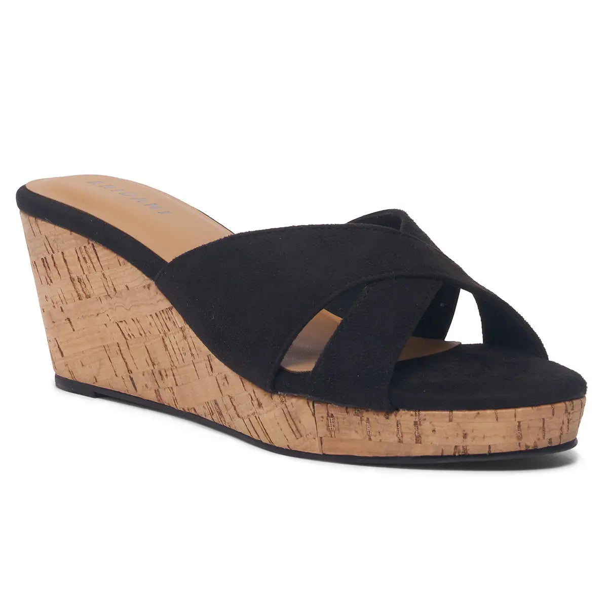 Acaciaa Criss-Cross Strap Wedges Star Footwear