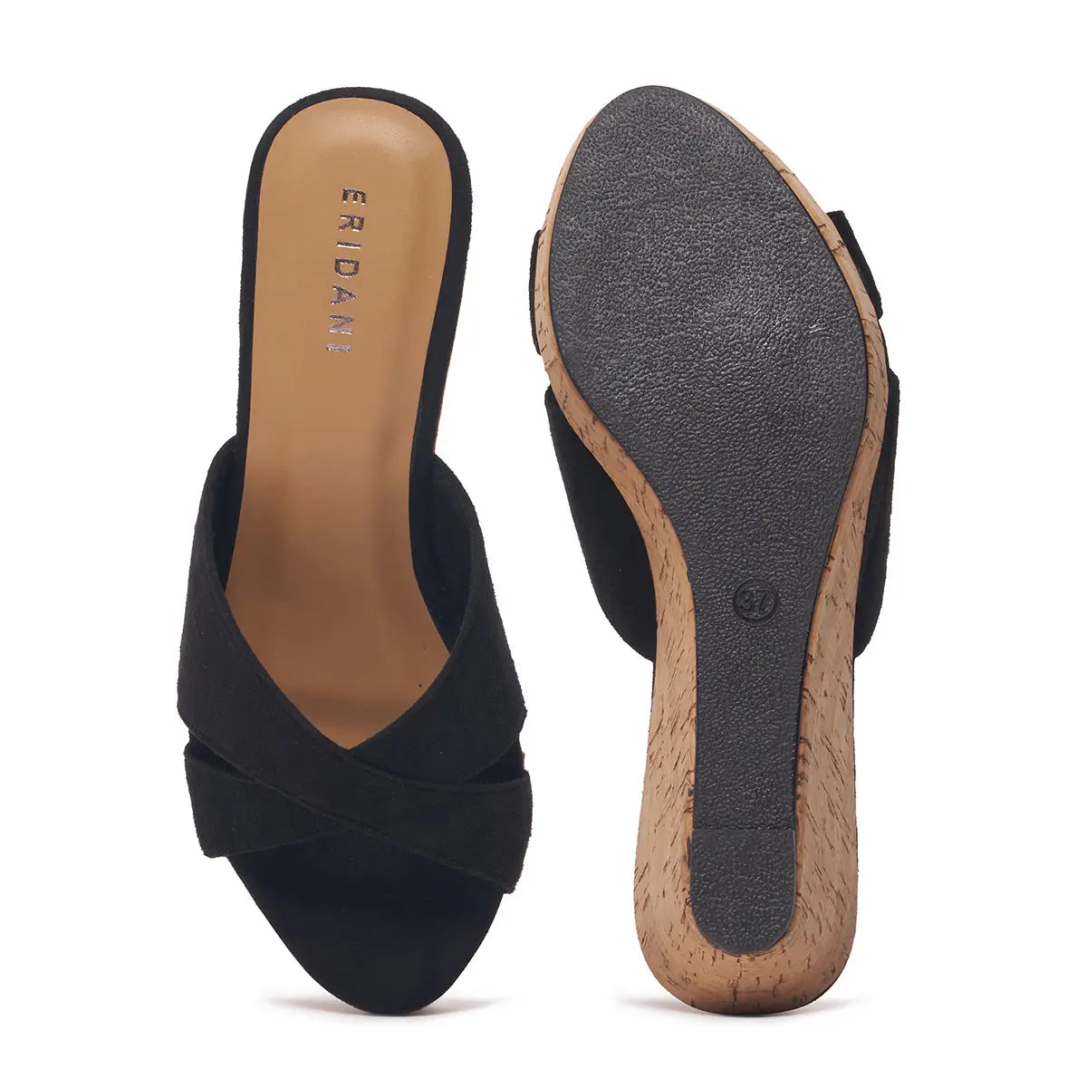Acaciaa Criss-Cross Strap Wedges Star Footwear