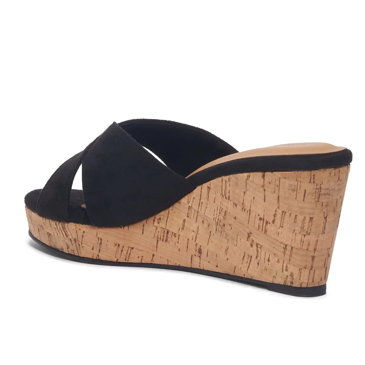 Acaciaa Criss-Cross Strap Wedges Star Footwear