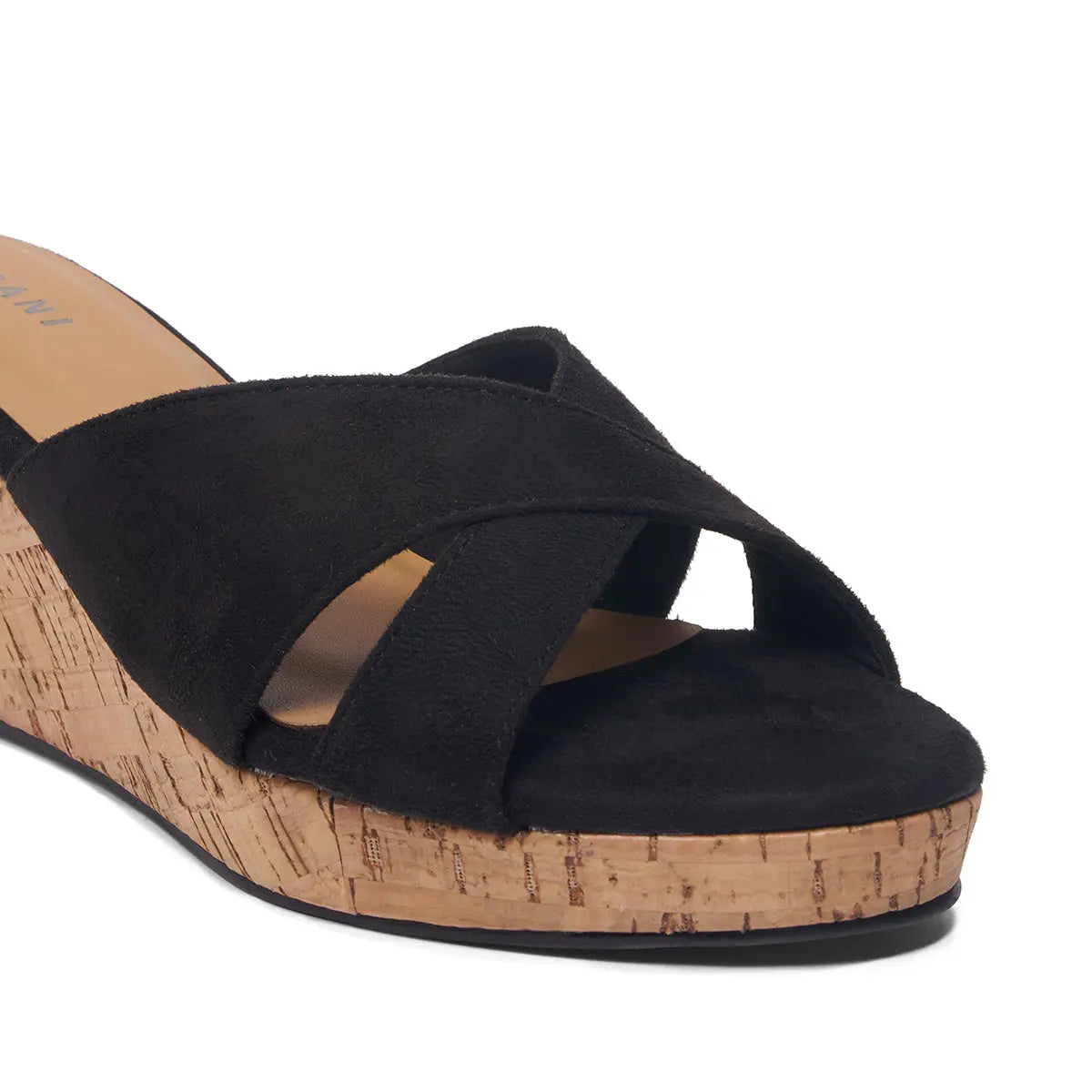 Acaciaa Criss-Cross Strap Wedges Star Footwear