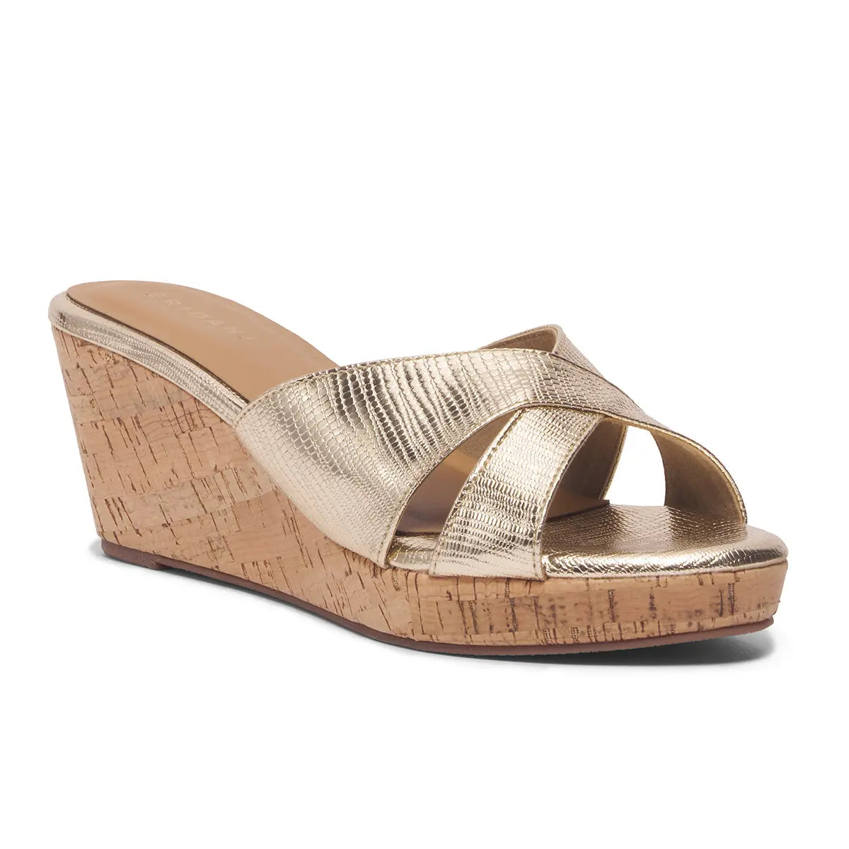 Acaciaa Criss-Cross Strap Wedges Star Footwear