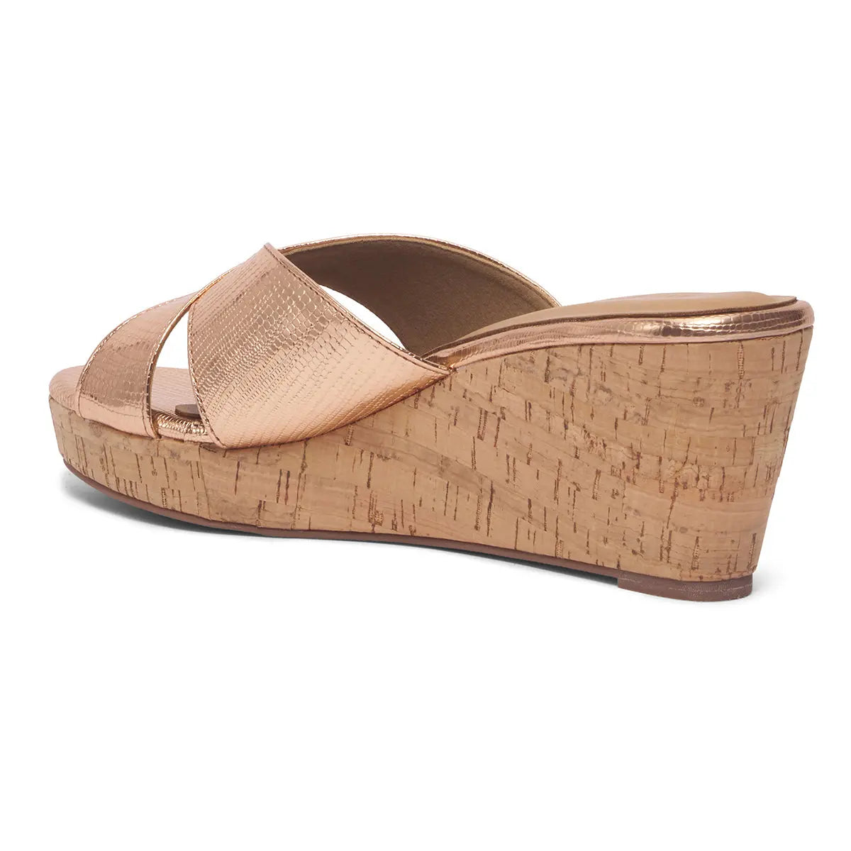 Acaciaa Criss-Cross Strap Wedges Star Footwear
