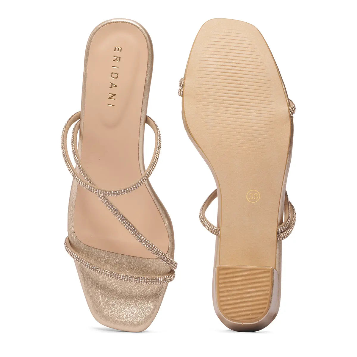 Adhira Rhinestone Sandals A H K SHOES