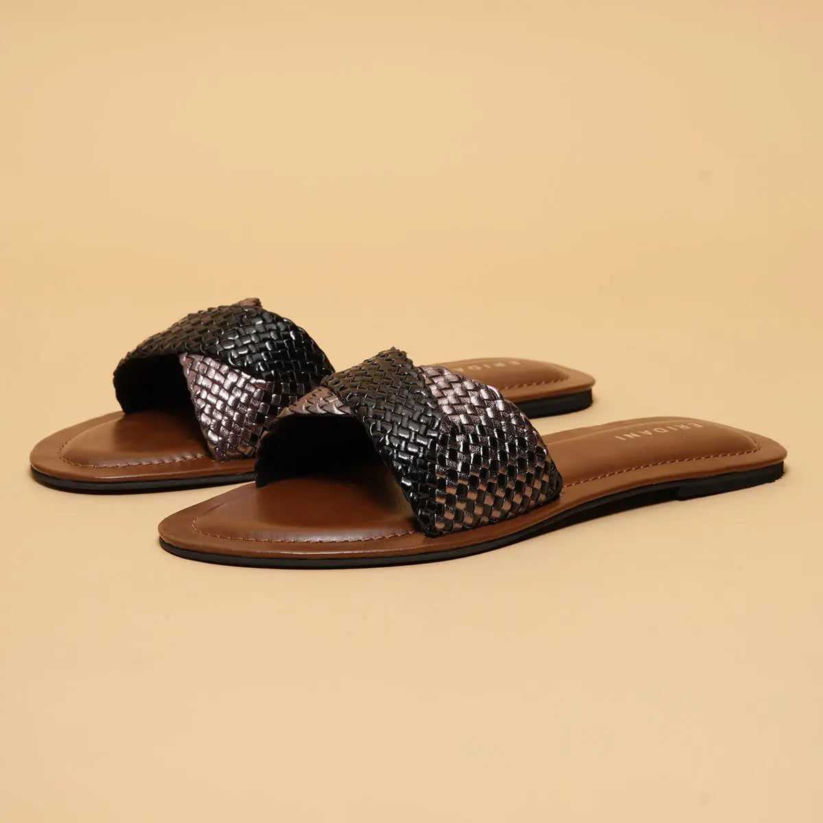 Adine Woven Flats Ahmad Arts