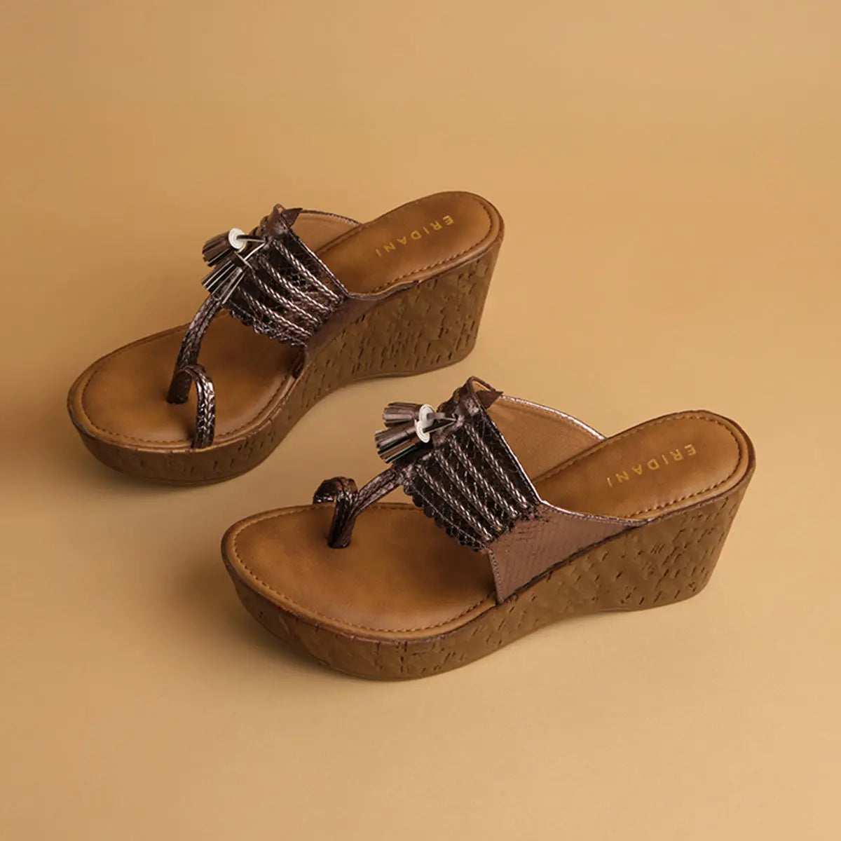 Ahana Braided Wedges Saniya Shoes Eridani