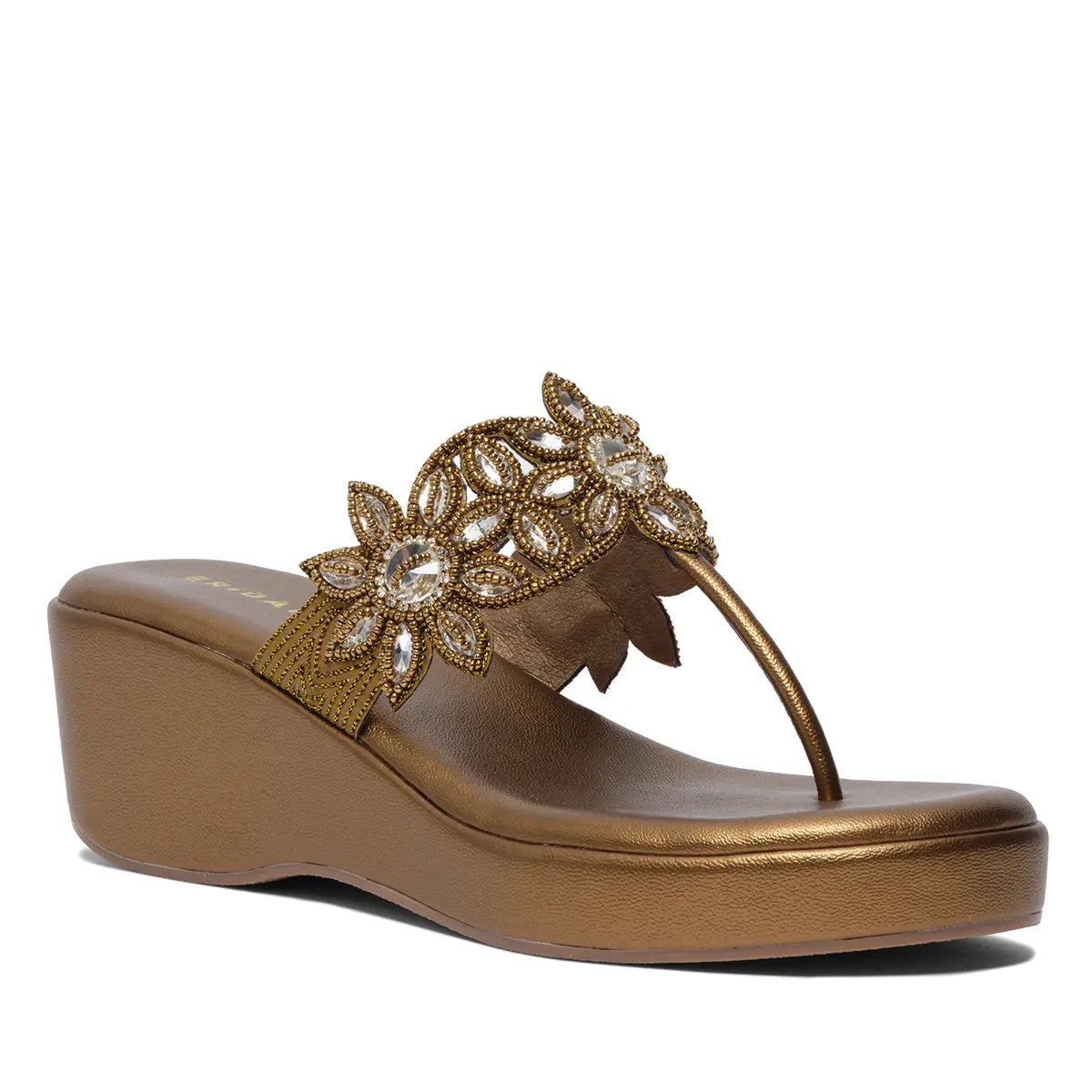 Ahvi Embellished Wedges Regina Footwear