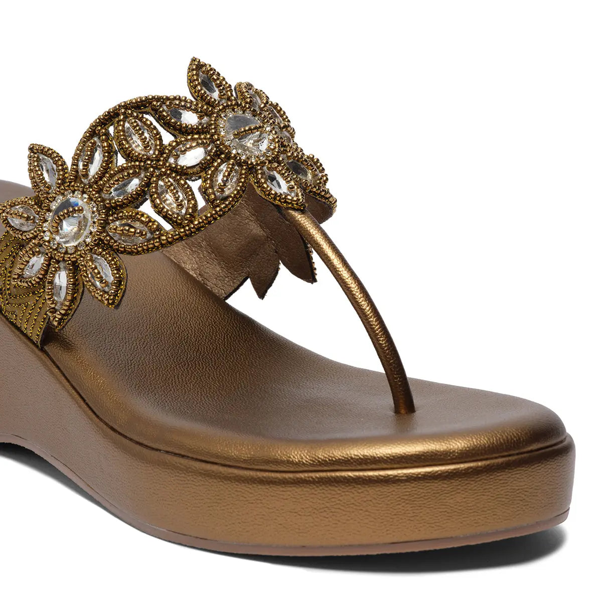 Ahvi Embellished Wedges Regina Footwear