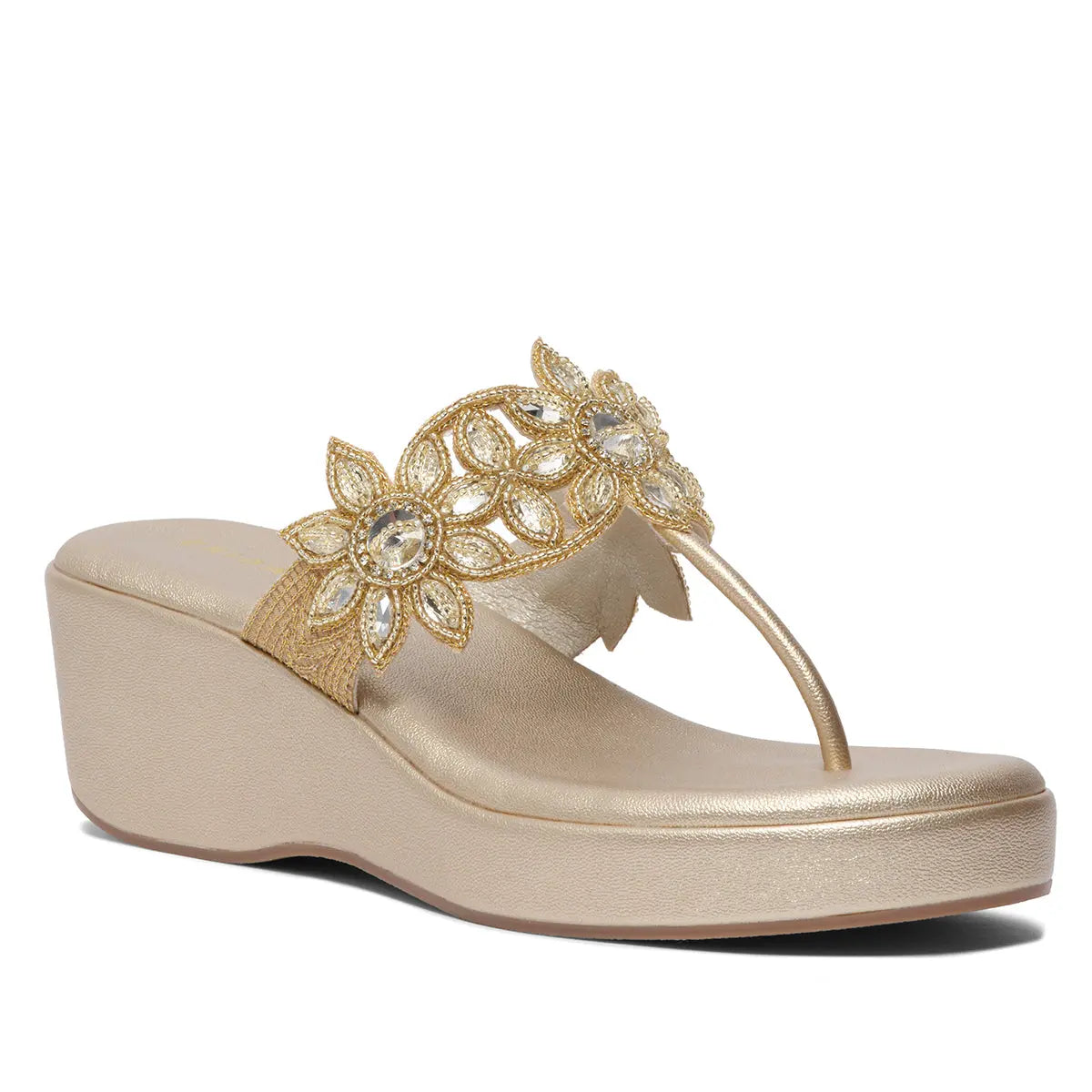 Ahvi Embellished Wedges Regina Footwear