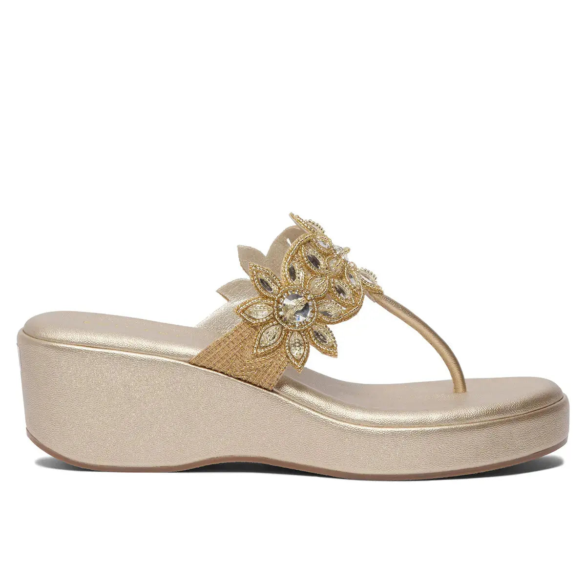 Ahvi Embellished Wedges Regina Footwear