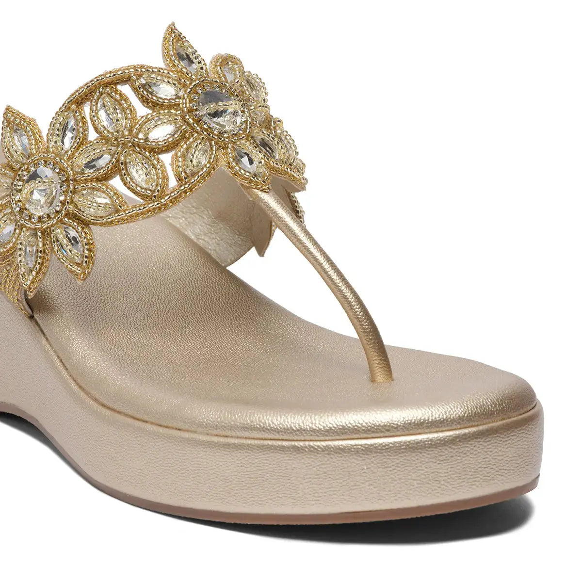 Ahvi Embellished Wedges Regina Footwear