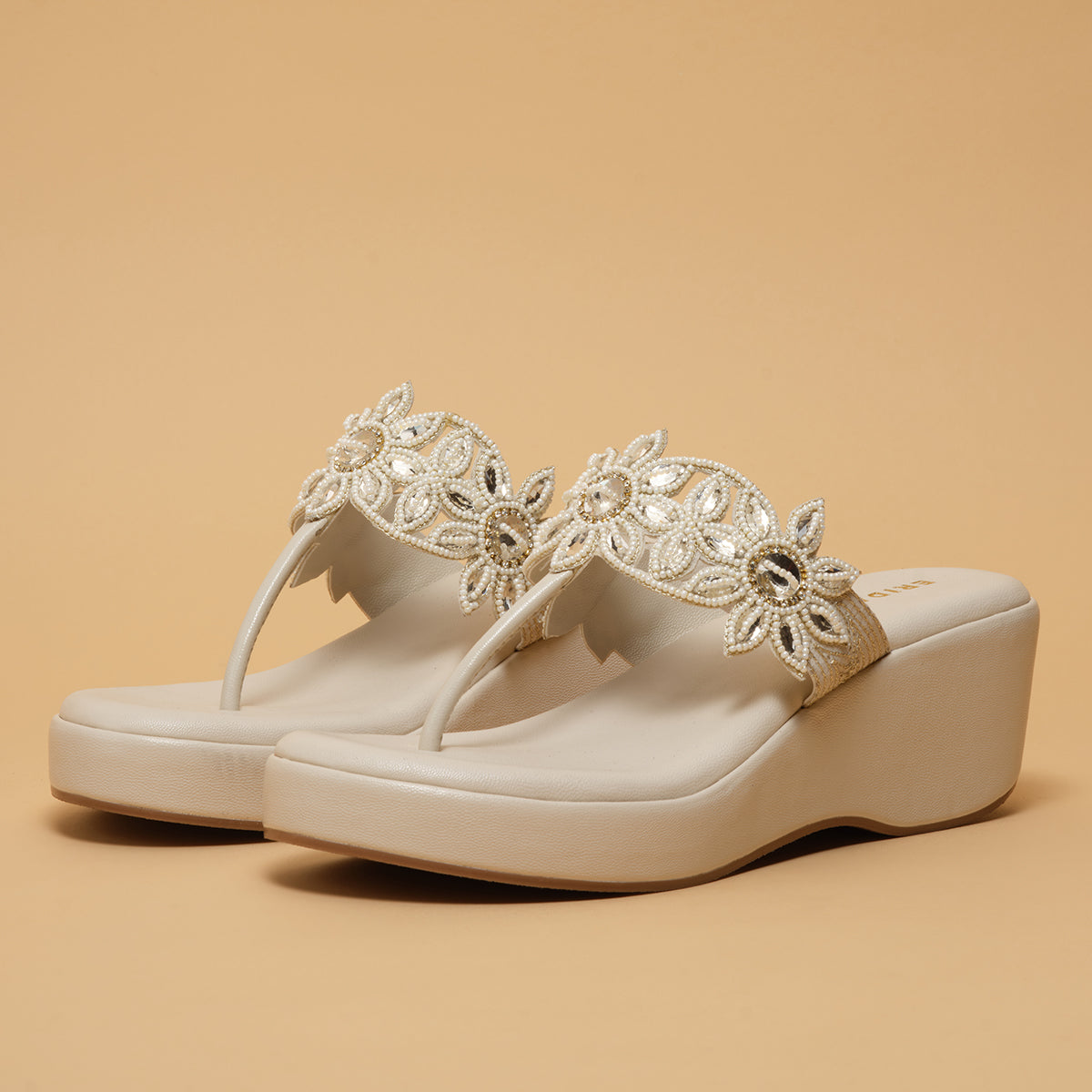 Ahvi Embellished Wedges