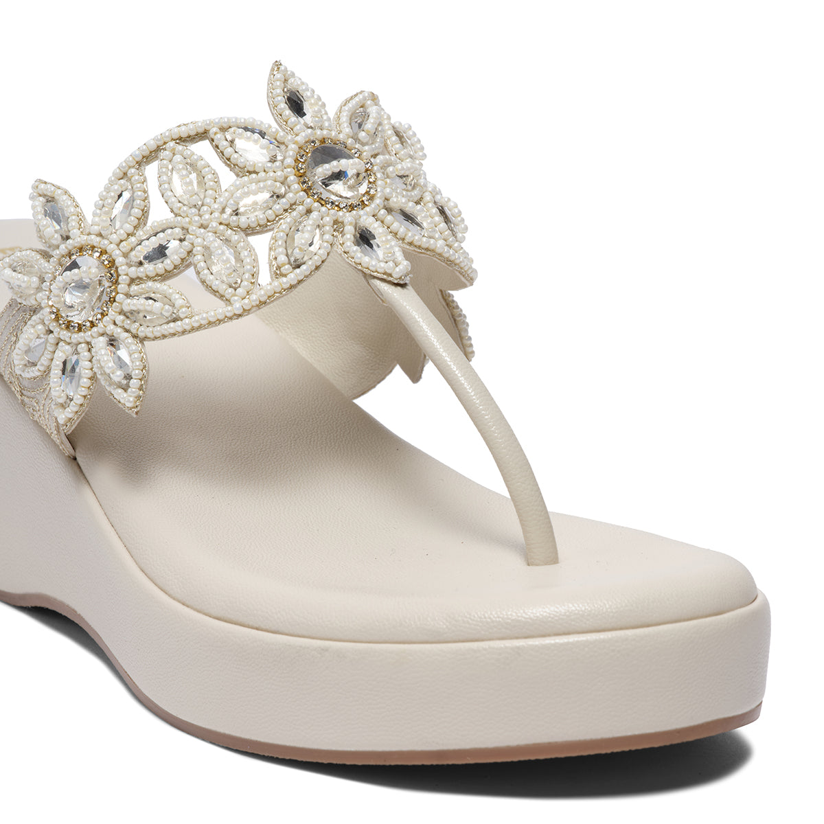 Ahvi Embellished Wedges