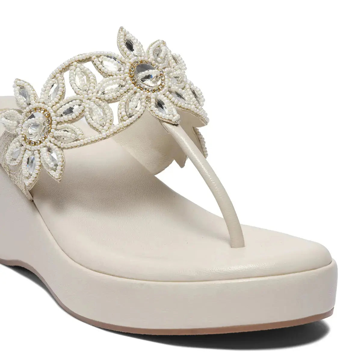 Ahvi Embellished Wedges Regina Footwear