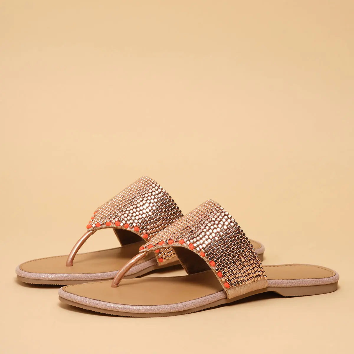 Aimee Embellished Flats Macro Footwear