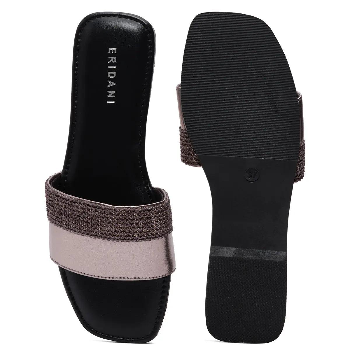 Ainara Metallic Flats Ahmad Arts