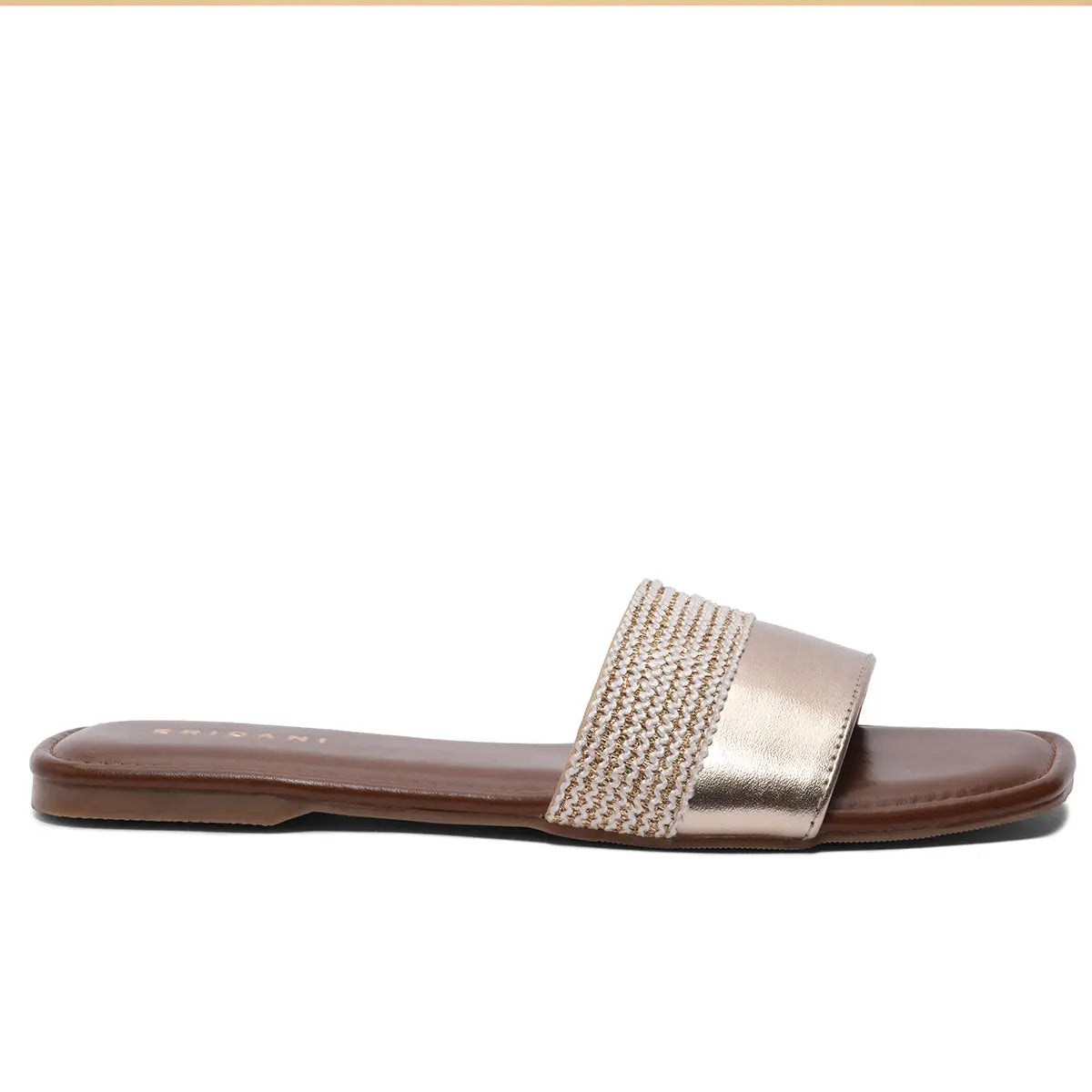 Ainara Metallic Flats Ahmad Arts