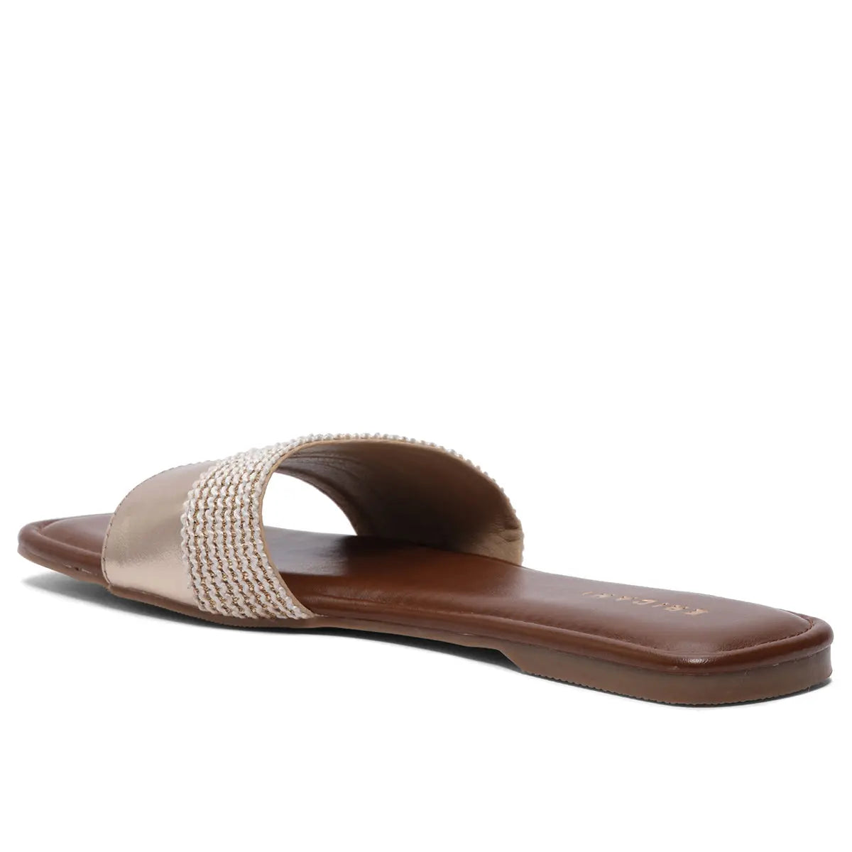 Ainara Metallic Flats Ahmad Arts
