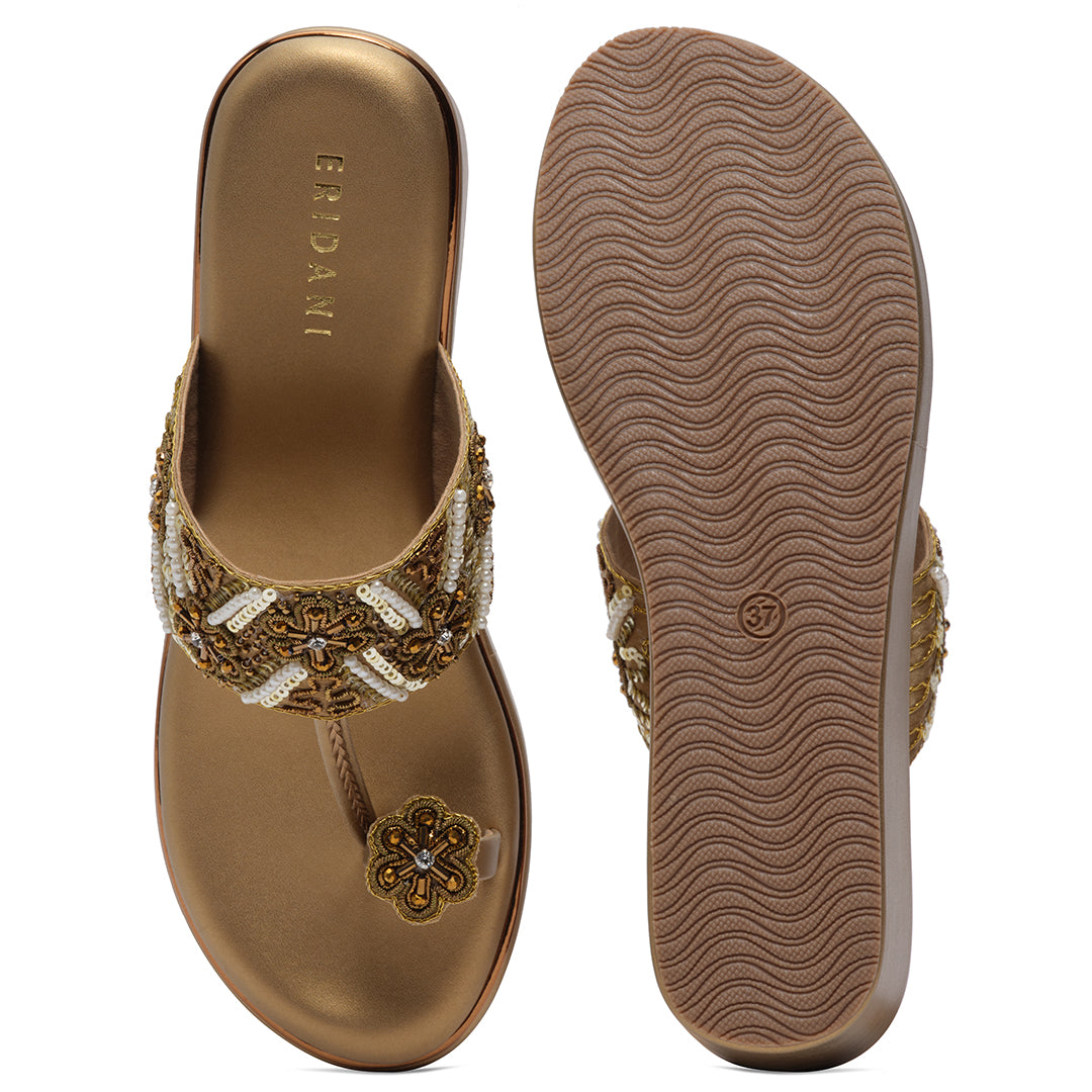 Ainaz Embroidered Wedges