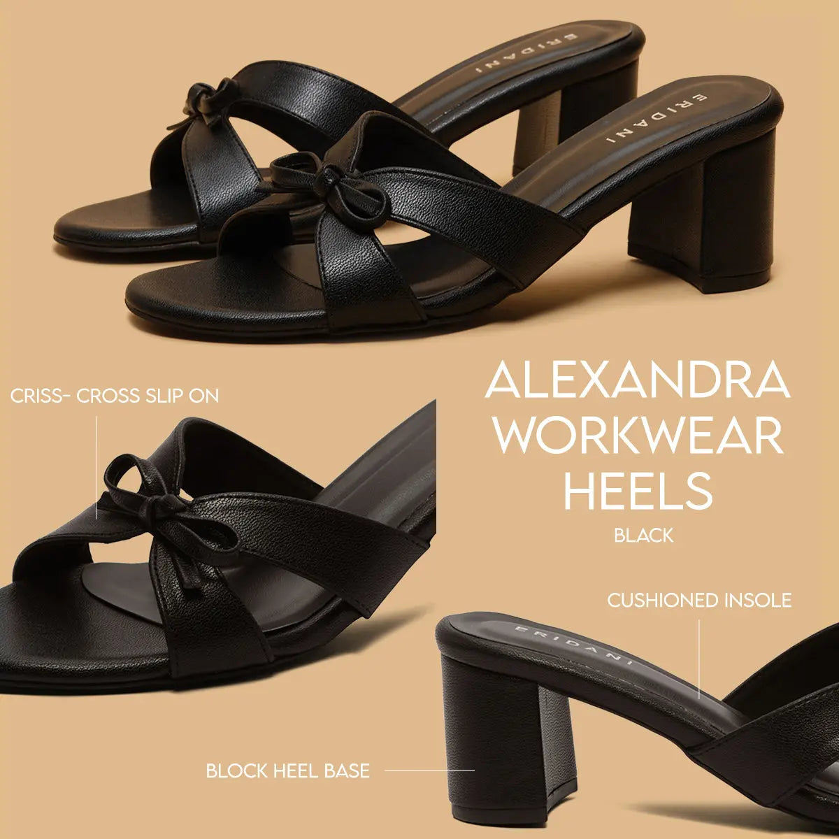 Alexandra Workwear Heels KM Footwear Eridani
