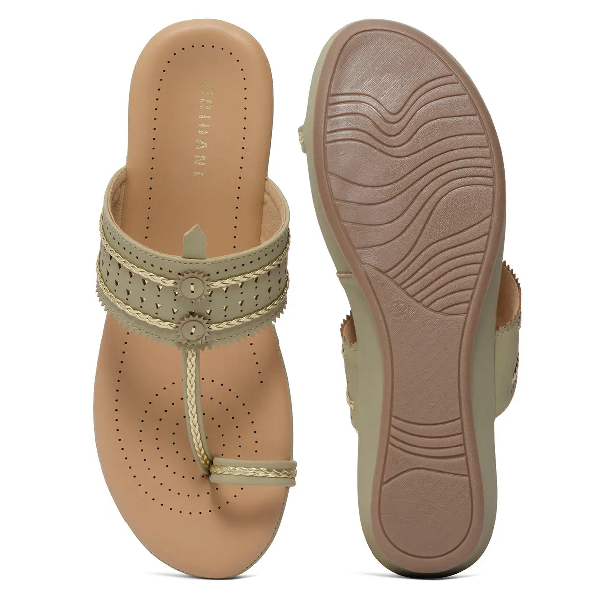 Alina Kolhapuri Flatforms Step Cloud Footwear