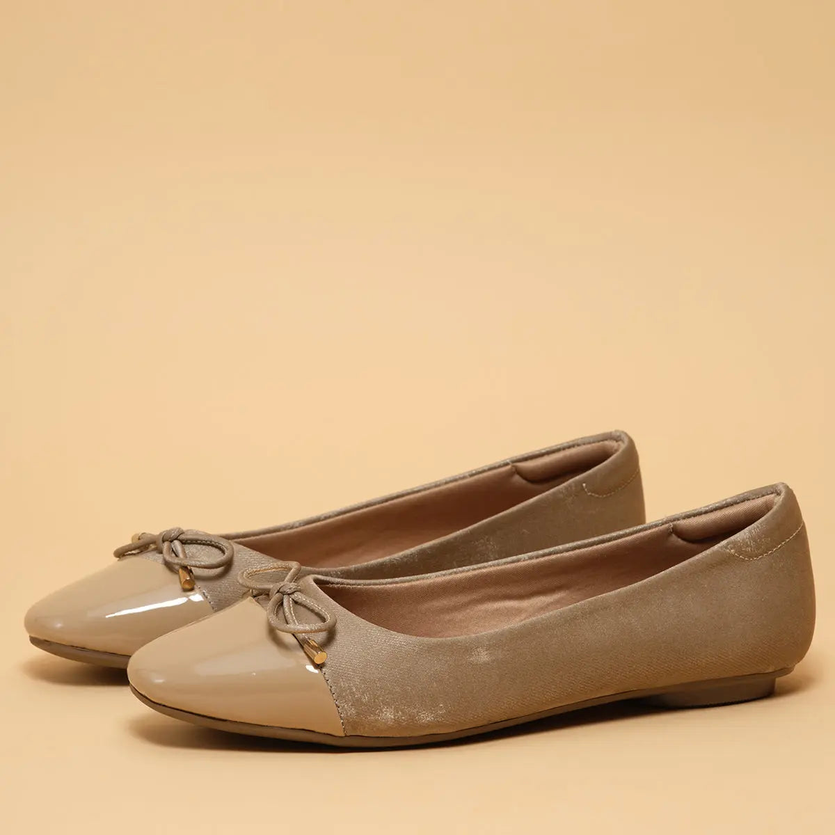 Anette Textured Ballerinas Topsi Footwear Eridani