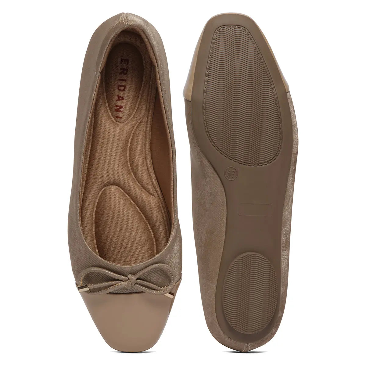 Anette Textured Ballerinas Topsi Footwear Eridani