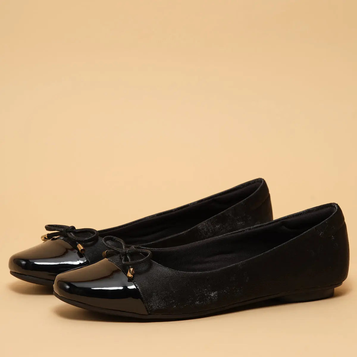 Anette Textured Ballerinas Topsi Footwear Eridani