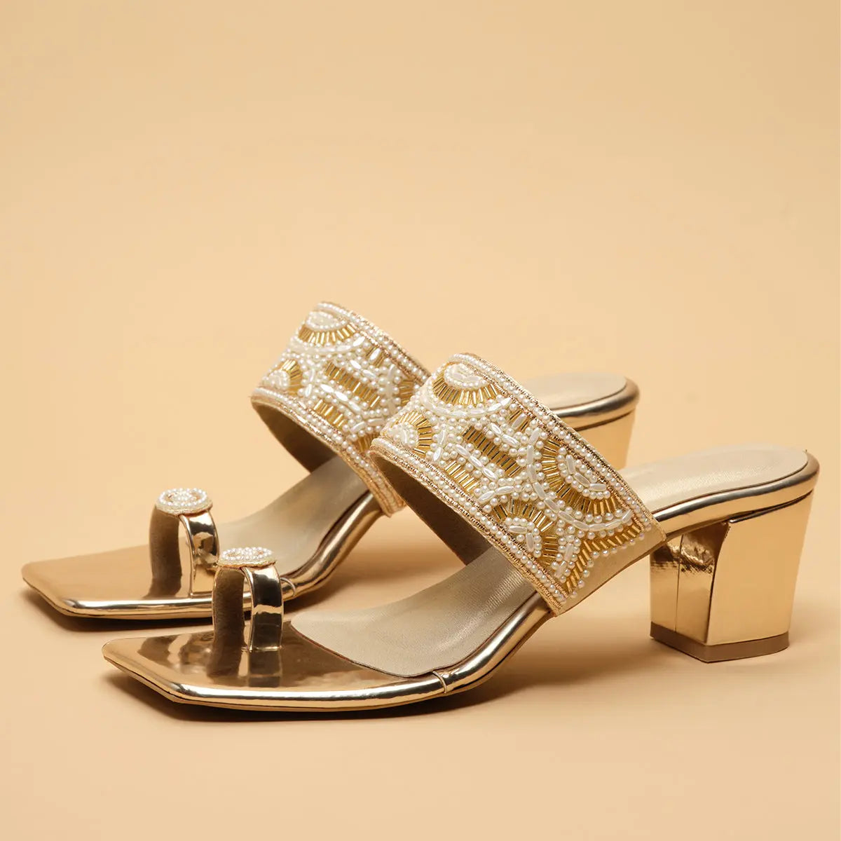 Aria Embellished Heels Come
