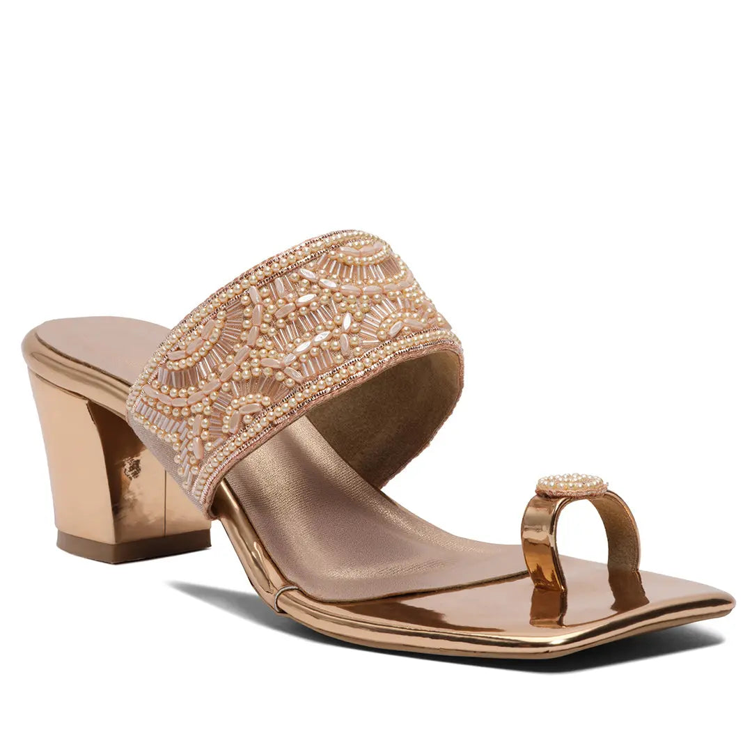 Aria Embellished Heels Come