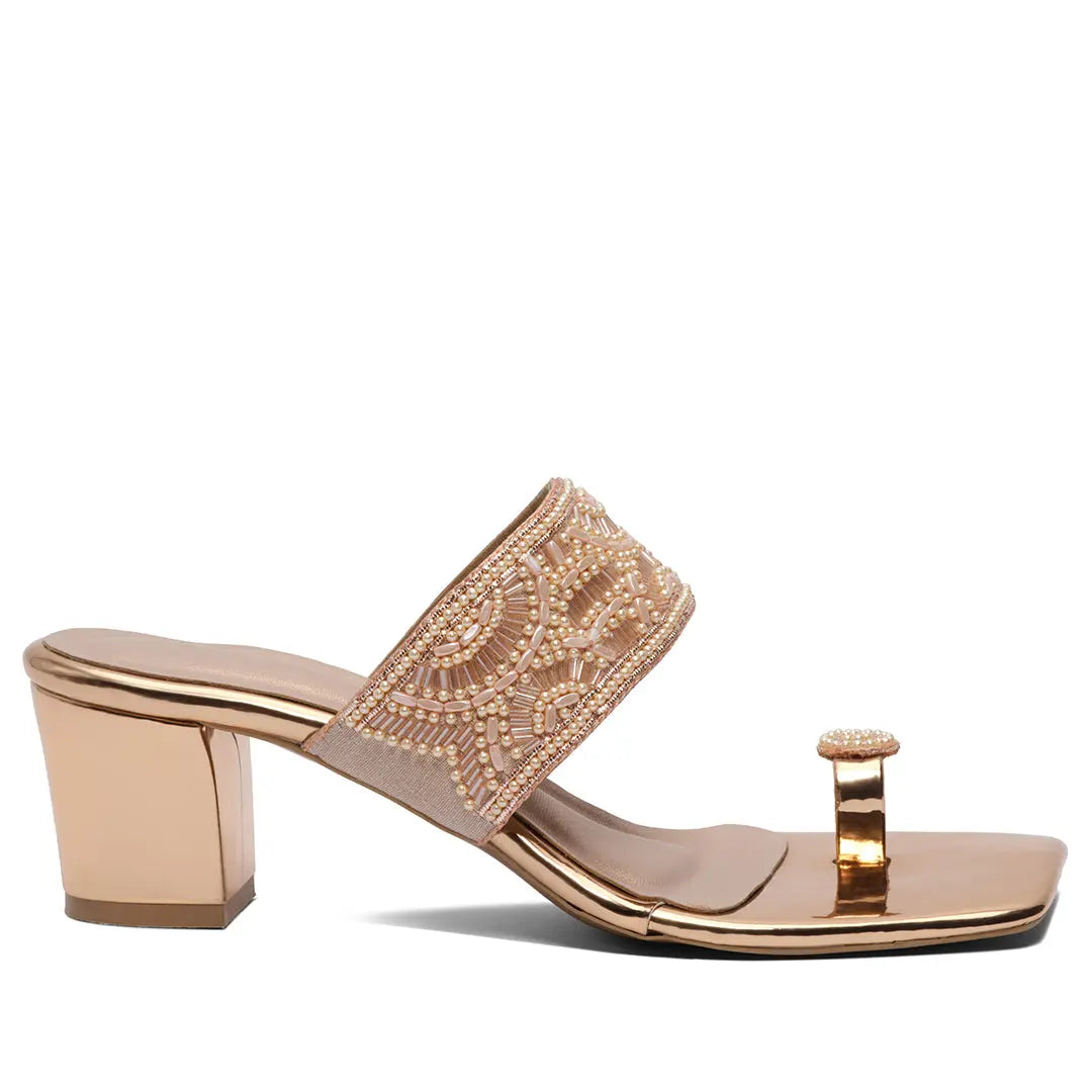 Aria Embellished Heels Come